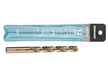 Сверло спиральное по металлу, 12 мм, HSS-Co  GROSS 72354 купить в Урае