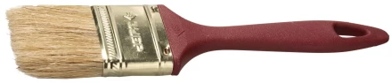 Кисть плоская ЗУБР &quot;УНИВЕРСАЛ-МАСТЕР&quot; &quot;КП-11&quot;, натуральная щетина, пластмассовая ручка, 75мм 4-01011-075 купить в Урае