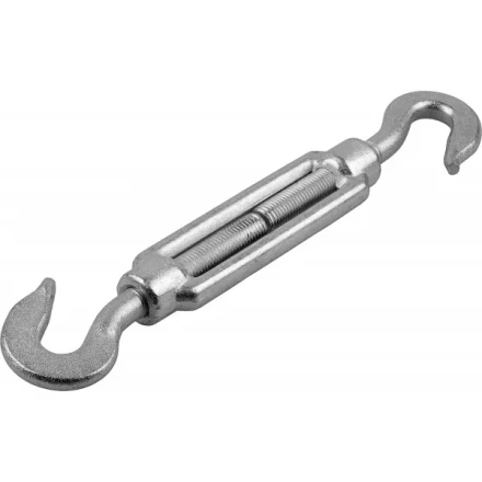 Талреп ЗУБР &quot;ПРОФЕССИОНАЛ&quot; DIN 1480, крюк-кольцо, оцинкованный, кованая натяжная муфта, М6, 1 шт 304356-06 купить в Урае