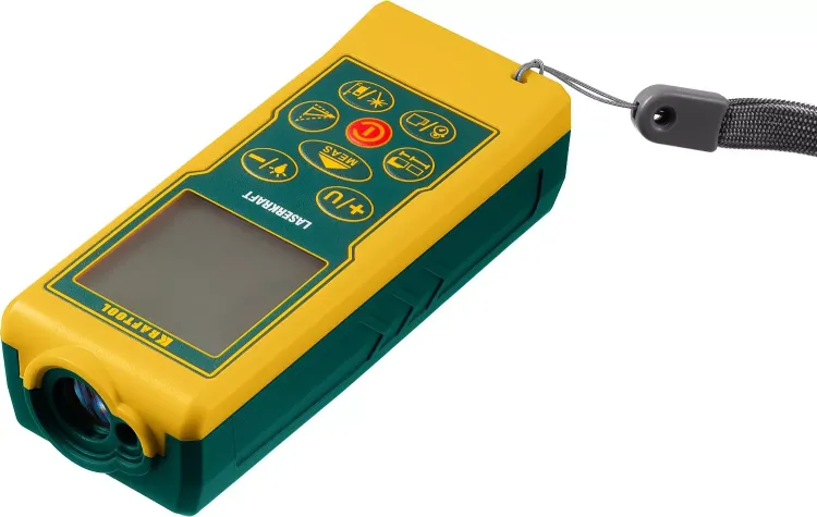 Дальномер лазерный LASER-KRAFT, дальность 5см - 70м, точность 1,5мм, KRAFTOOL 34760 34760_z01 купить в Урае
