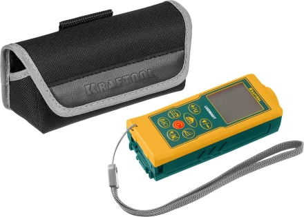 Дальномер лазерный LASER-KRAFT, дальность 5см - 70м, точность 1,5мм, KRAFTOOL 34760 34760_z01 купить в Урае