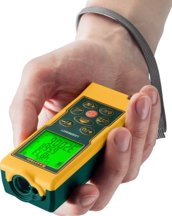 Дальномер лазерный LASER-KRAFT, дальность 5см - 70м, точность 1,5мм, KRAFTOOL 34760 34760_z01 купить в Урае