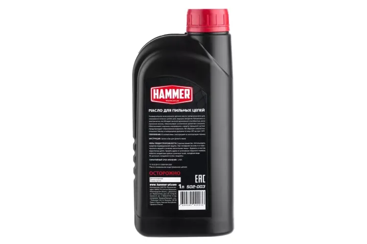 Масло для пильных цепей HAMMER 502-003, 1л купить в Урае