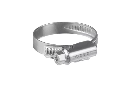 ЗУБР Х-9Н, 8 - 12 мм, накатная лента 9 мм, цинк, 50 шт, червячный хомут (37807-12) купить в Урае