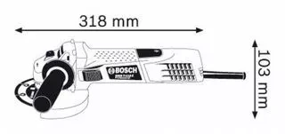Углошлифовальная машина BOSCH GWS 7-115 Е (0.601.388.201) купить в Урае