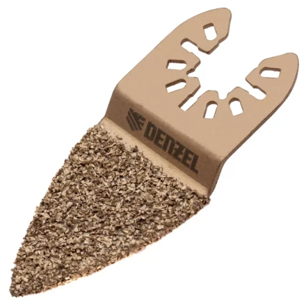 Насадка для МФИ шлифовальная двусторонняя дельта Denzel 782321, узкая, HM, по плитке и дереву, 35 мм купить в Урае