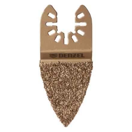 Насадка для МФИ шлифовальная двусторонняя дельта Denzel 782321, узкая, HM, по плитке и дереву, 35 мм купить в Урае