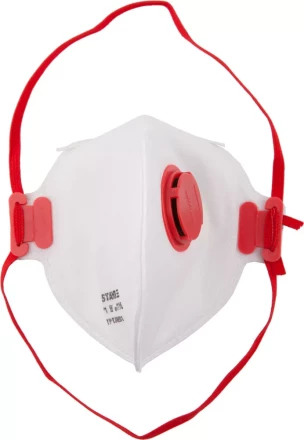 Полумаска фильтрующая STAYER &quot;MASTER&quot; плоская, с клапаном, многослойная, класс защиты FFP1 11116 купить в Урае