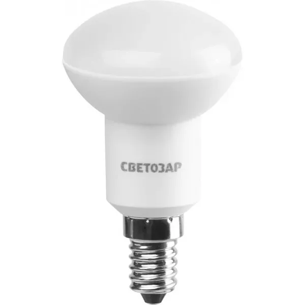 Лампа СВЕТОЗАР светодиодная "LED technology", цоколь E14 (миньон), теплый белый свет (2700К), 45 (5Вт), 220В 44502-45 купить в Урае