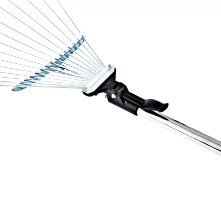 Грабли веерные стальные Palisad, 190 - 520 х 1200 - 1500 мм, 15 зубьев, раздвижные, стальной черенок, 6175655 купить в Урае