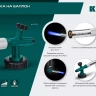 KG-1000 цельнометаллическая газовая горелка с пъезоподжигом, на баллон с цанговым соединением, 1450°C 55514 купить в Урае
