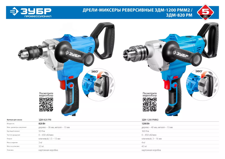 Дрель-миксер ЗДМ-1200 РММ2 серия ПРОФЕССИОНАЛ купить в Урае