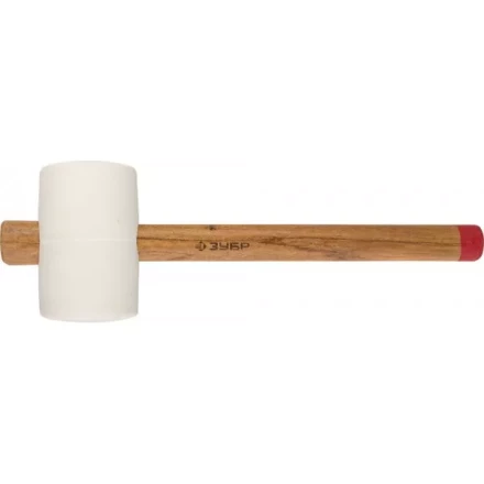 Киянка ЗУБР &quot;МАСТЕР&quot; резиновая белая, с деревянной рукояткой, 0,9кг 20511-900_z01 купить в Урае