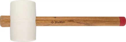 Киянка ЗУБР &quot;МАСТЕР&quot; резиновая белая, с деревянной рукояткой, 0,9кг 20511-900_z01 купить в Урае