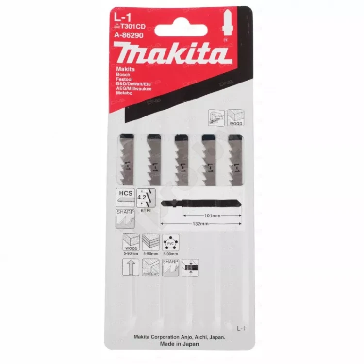 Пилки для лобзика Makita L-1 A-86290 купить в Урае