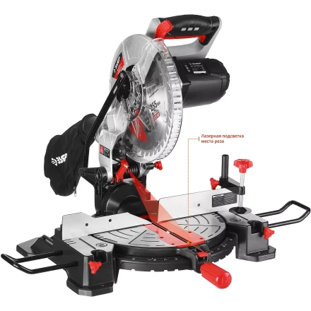 Пила торцовочная ЗПТ-255-1800 ЛМ2 серия МАСТЕР купить в Урае