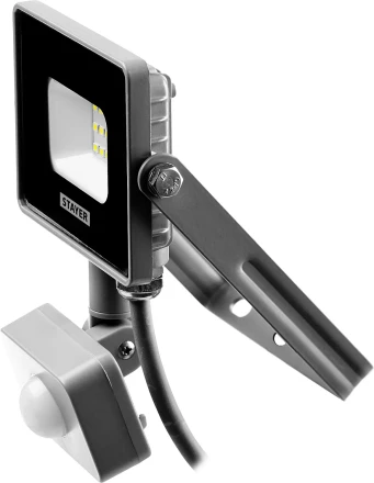Прожектор LEDPro светодиодный, STAYER Profi 57133-10, датчик движения, 10Вт 57133-10 купить в Урае
