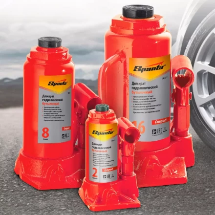 Домкрат гидравлический бутылочный 5 т h подъема 180-340 мм  SPARTA Compact 50333 купить в Урае