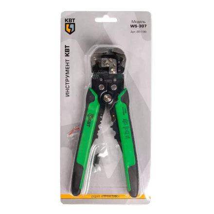 Автоматический многофункциональный стриппер КВТ WS-307 для снятия изоляции с проводов 0.2–6.0 мм (85198) купить в Урае