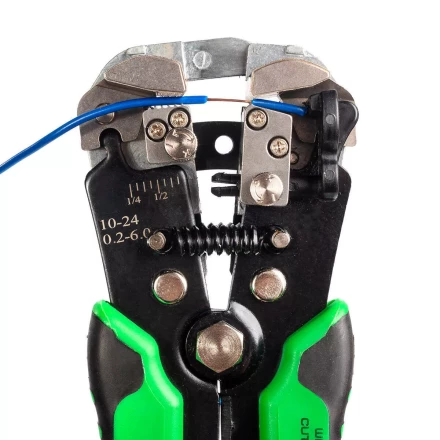 Автоматический многофункциональный стриппер КВТ WS-307 для снятия изоляции с проводов 0.2–6.0 мм (85198) купить в Урае