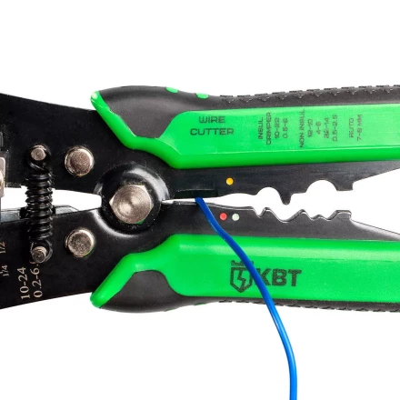 Автоматический многофункциональный стриппер КВТ WS-307 для снятия изоляции с проводов 0.2–6.0 мм (85198) купить в Урае