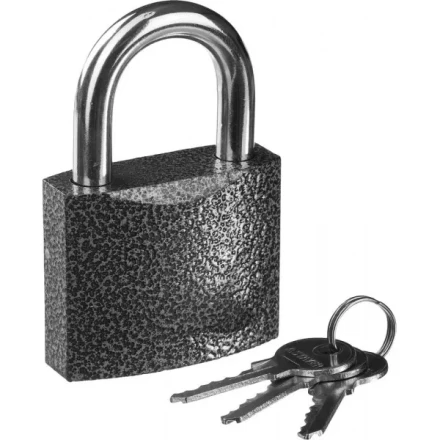 Замок STAYER &quot;STANDARD&quot; навесной, металлический корпус, закаленная дужка, 63 мм 37160-60 купить в Урае