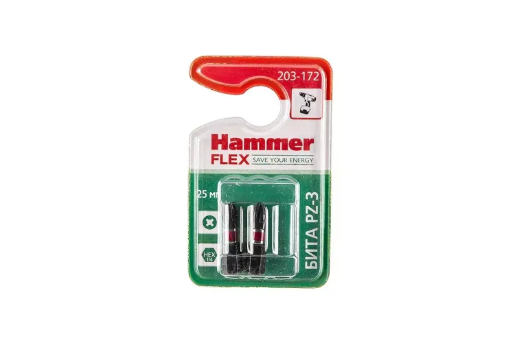 Бита HAMMER PZ3 25мм (2шт) купить в Урае