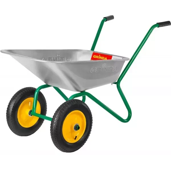 Тачка GRINDA садовая двухколесная, 80 л, грузоподъемность 120 кг 422400_z01 купить в Урае