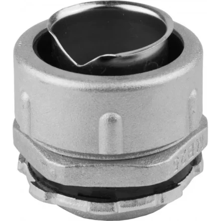 Муфта СВЕТОЗАР вводная металлич, с наружной резьбой, для металлорукава диаметром 25мм, IP54 60200-25 купить в Урае