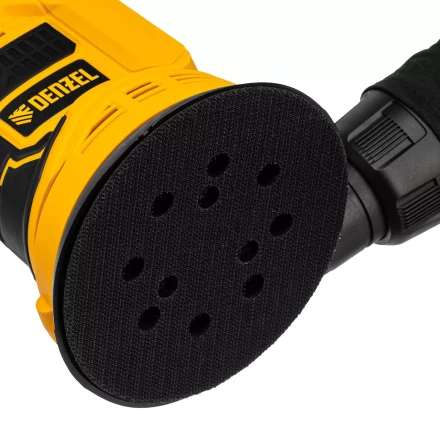 Машина шлифовальная эксцентриковая аккумуляторная COS-125-0, 18В Li-Ion Denzel 28471 купить в Урае