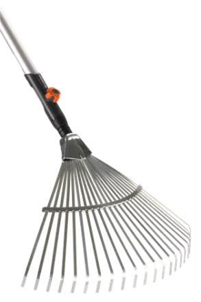 Комплект: Грабли веерные  + Рукоятка деревянная 130 см   GARDENA купить в Урае