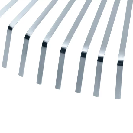 Грабли веерные стальные Palisad, 300 - 480 мм, 22 плоских зуба, оцинкованные,раздвижные, без черенка, 617675 купить в Урае