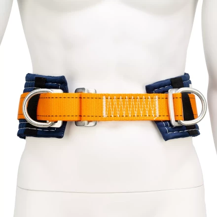 Удерживающая привязь безлямочная Сибртех 89505, модель УП I, прошитый высокий кушак купить в Урае