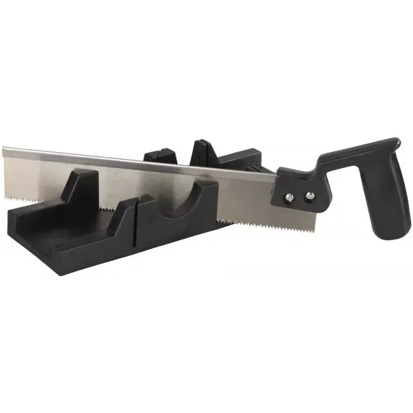 Набор STAYER "MASTER": cтусло пластмассовое + пила для стусла, ножовка 300мм, заточенный зуб 11TPI, стусло MIDI для заготовок до 65х35мм 1539-30 купить в Урае