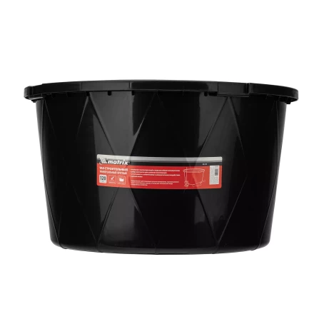 Таз строительный круглый универсальный Matrix, 120л, ударопрочный, с ребрами жесткости 81473 купить в Урае