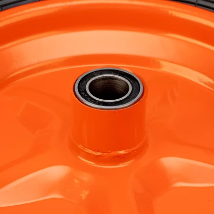 Колесо пневматическое усиленное Palisad 69081, шина 8PR, 4.00-8 D400 мм, внутренний диаметр подшипника 20 мм, длина оси 90 мм купить в Урае