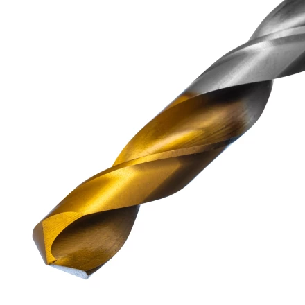 Сверло спиральное по металлу Denzel,  12 x 151 мм, Р6М5, Golden Tip 718244 купить в Урае