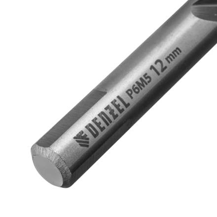 Сверло спиральное по металлу Denzel,  12 x 151 мм, Р6М5, Golden Tip 718244 купить в Урае