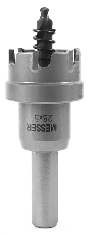 ТСТ коронка MESSER 28X5 с центрирующим сверлом и толкающей пружиной купить в Урае