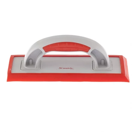 Терка пластиковая для эпоксидной затирки со сменным резиновым покрытием 250x95 мм MATRIX артикул 86803 купить в Урае