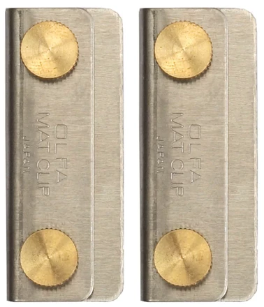 Скоба для скрепления двух ковриков, OLFA OL-CLIPS/2, 2шт OL-CLIPS/2 купить в Урае