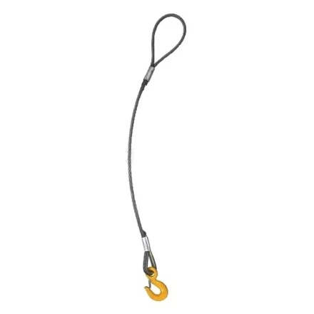 Строп канатный одноветвевой 1СК 0.75 т L=6 м с кч din 0.75 т опрессовка купить в Урае