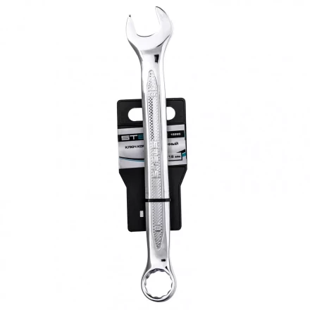 Ключ комбинированный 18 мм CrV антислип Stels 15255 купить в Урае