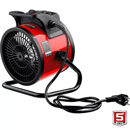 ЗУБР 3 кВт, электрическая тепловая пушка (ТПК-3Р) купить в Урае