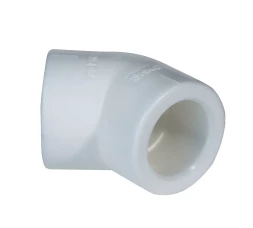 Уголок PP-R 45° 32мм белый (50/350) 45352