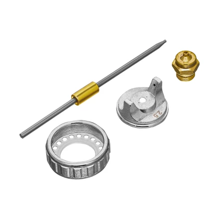 Ремкомплект для краскораспылителя 4 предмета: сопло 2,5 мм, игла, форсунка, зажим сопла// Matrix 57393 купить в Урае