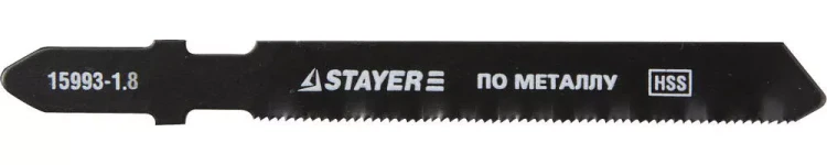 Полотна STAYER "PROFI", T118B, для эл/лобзика, HSS, по металлу (2,5-6мм), EU-хвост., шаг 1,8мм, 50мм, 2шт 15993-1.8_z01 купить в Урае