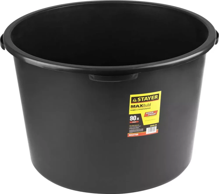 Кадка STAYER "MASTER" строительная пластмассовая, 90л 06098-90 купить в Урае