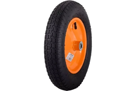 Колесо пневматическое Вихрь КТ-360-16 (360 мм, d 16мм) для тачки 65-1 73/7/4/7 купить в Урае