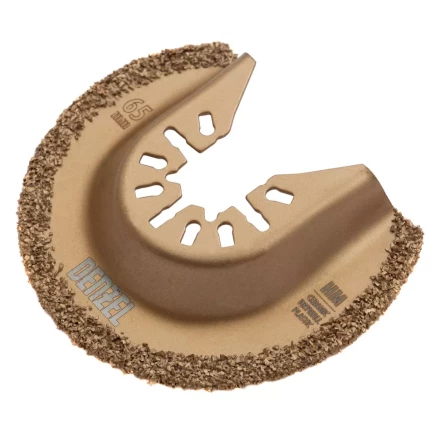 Насадка для МФИ режущая полукруг Denzel 782325, HM, по плитке, 63 мм купить в Урае